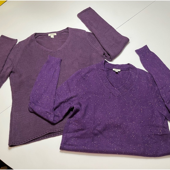 BUNDLE OF 2 sweaters | Large | Talbots/St Johns Bay - Picture 1 of 12